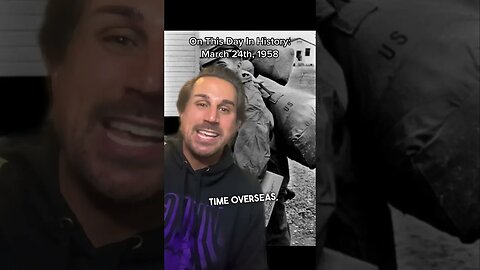 TODAY IN HISTORY: 3/24/1958 #shorts