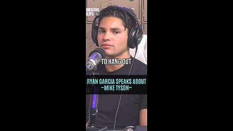 RYAN GARCIA FUNNY INCIDENT WITH MIKE TYSON.