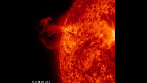 NASA’s SDO Sees Circular Outburst