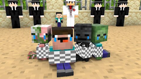 Monster School _ Baby Noob and Baby Mafia Boss - Minecraft Animation