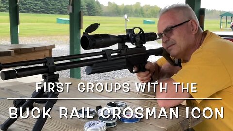 First range trip for the Crosman Icon decked out with Buck Rail goodies, JTS H&N & CPHP’s