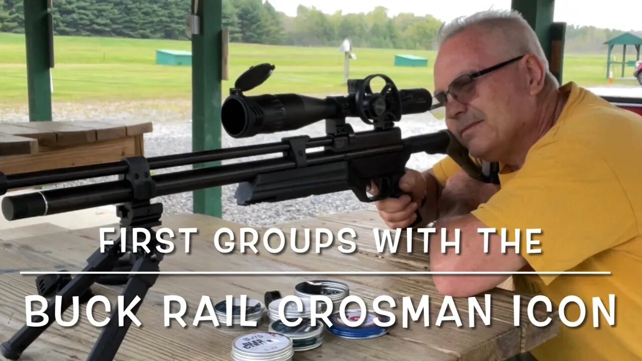 First range trip for the Crosman Icon decked out with Buck Rail goodies, JTS H&N & CPHP’s