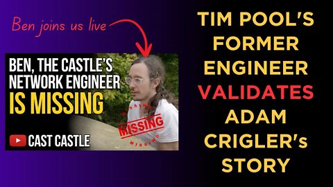 LIVE: Tim Pool's former engineer VALIDATES Adam Crigler's story and talks about working for Timcast