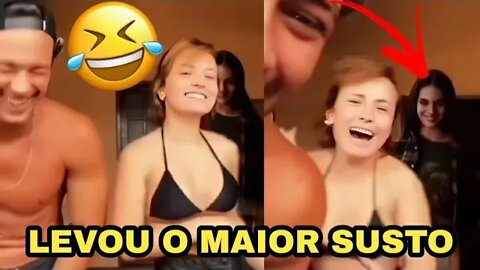 GENTE!E ESSE SUSTO QUE O NAMORADO DA LARISSA MANOELA DEU NELA🤣🤣🤣