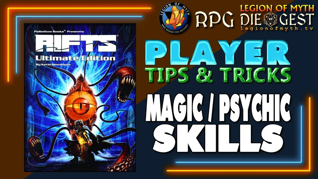 Player Tips & Tricks: Magic / Psychic O.C.C. Skill Selection in Rifts RPG