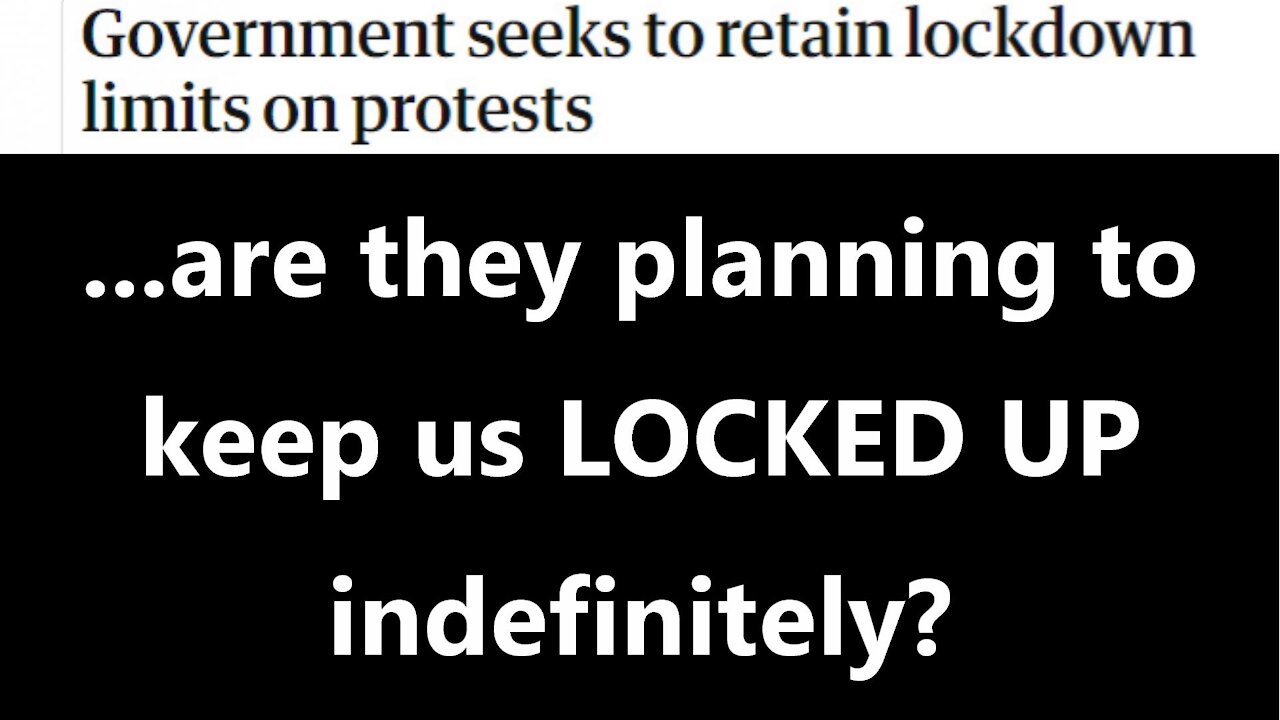 ...are they planning to keep us locked up indefinitely?