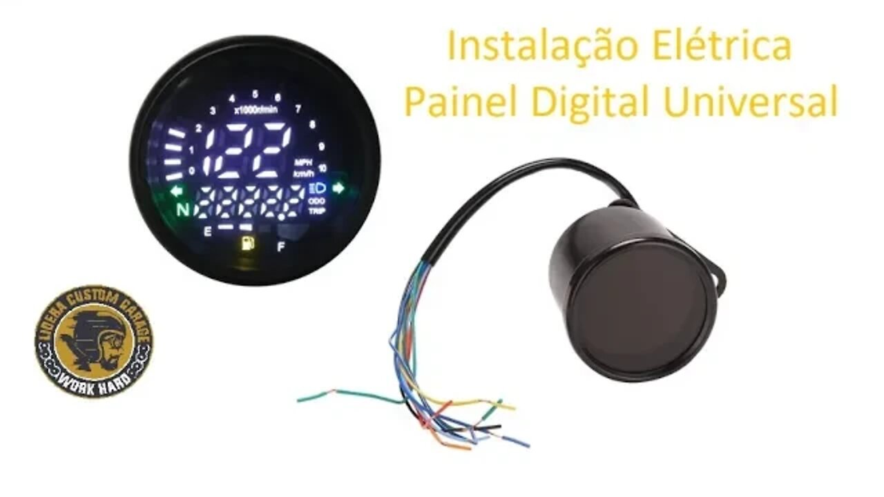 Função de cada fio do painel digital universal moto