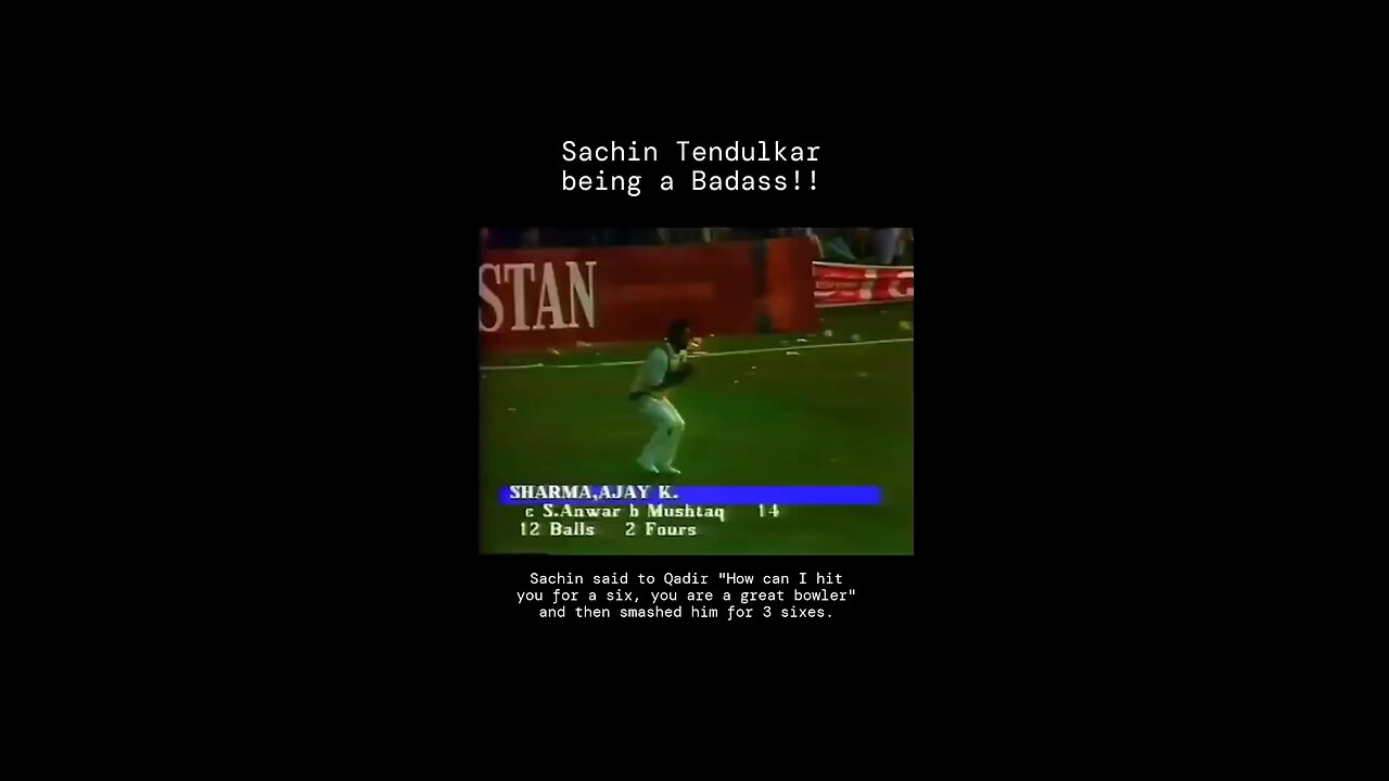 Legend Begins: Sachin Tendulkar's First International Match Highlight