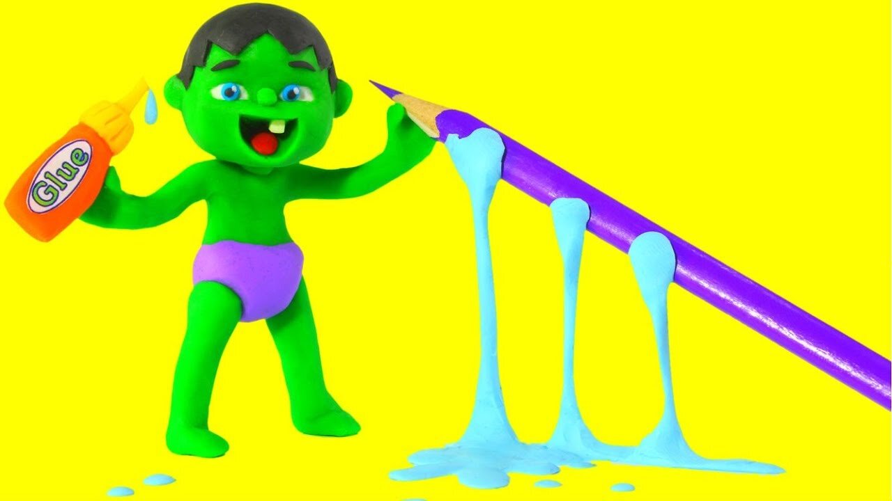 SUPERHERO BABIES MAKE HOME ACTIVITIES ❤ Spiderman, Hulk & Frozen Elsa Play Doh Cartoons For Kids