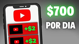 Receba $2,48 a Cada Minuto Assistindo a Vídeos do YouTube 🤑 (NOVO Site) | Ganhar Dinheiro Online