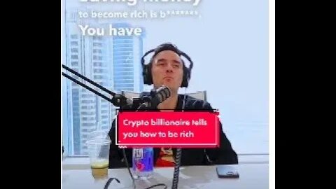 Crypto Billionaire Tells You How To Become Rich. #shorts