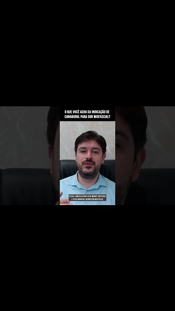 Canabidiol Para Dor Miofascial #Shorts