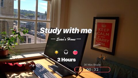 2-Hour Study with Me in the morning | Pomodoro, Lofi | Day 3