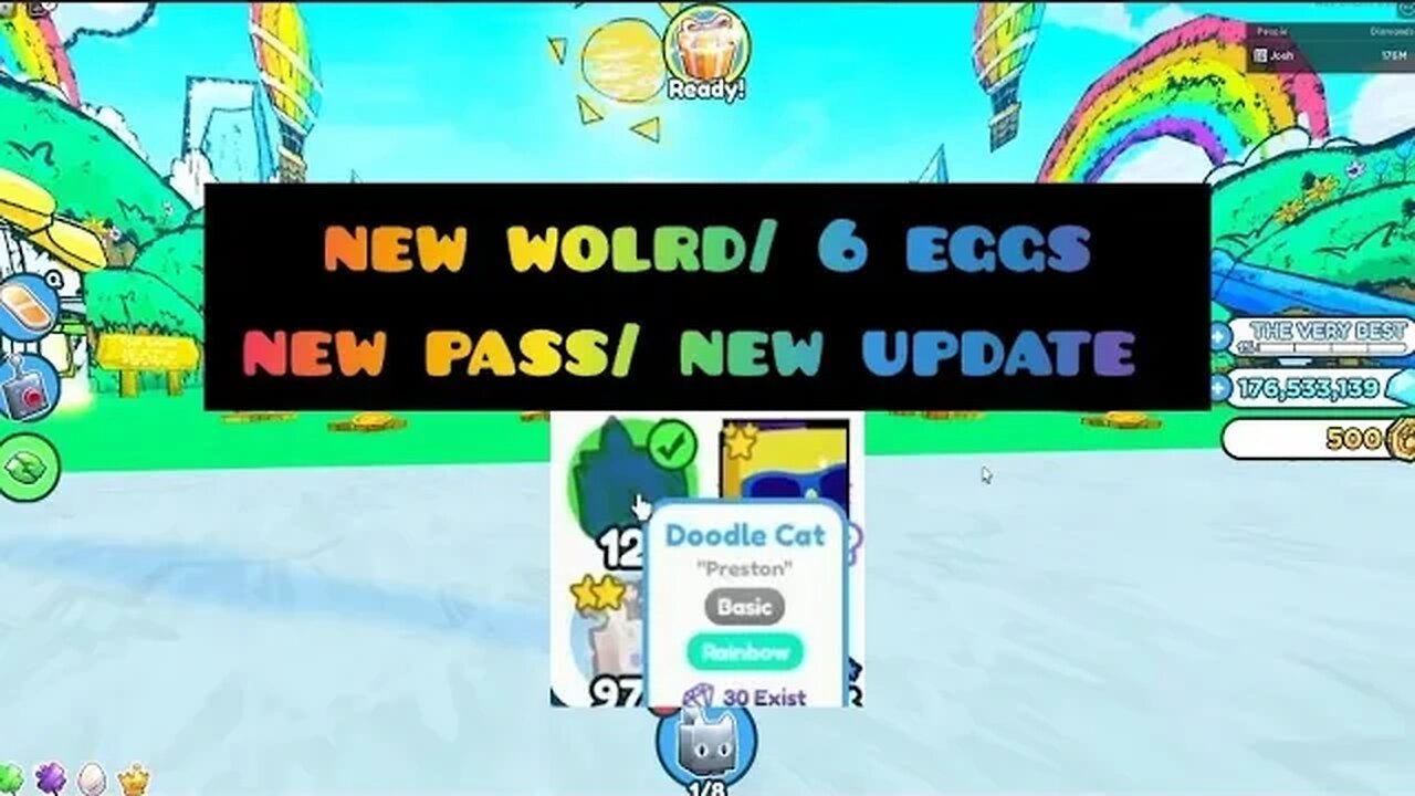 Pet Simulator X New Update/ New World/ New Pets & Giveaway in My Channel