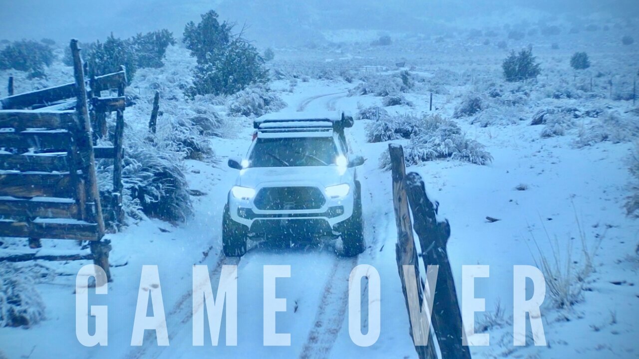 STRANDED In Utah SNOWSTORM | Overlanding Adventure Recovery