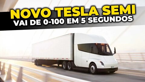 Notícias: CAMINHÃO TESLA SEMI RODA 800KM E LEVA 36 TONELADAS!