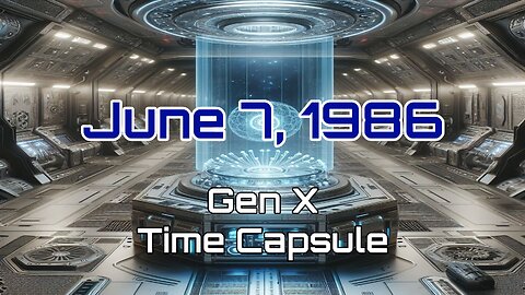 June 7th 1986 Gen X Time Capsule