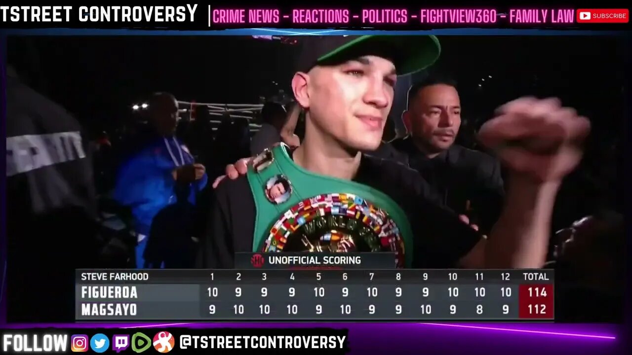 Brandon Figueroa Gets BAD CARDS Win Over Mark Magsayo! TOO Much HOLDING! Fight RECAP & Reaction!