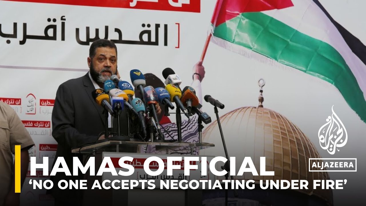 Hamas official: 'No one accepts negotiating under fire'