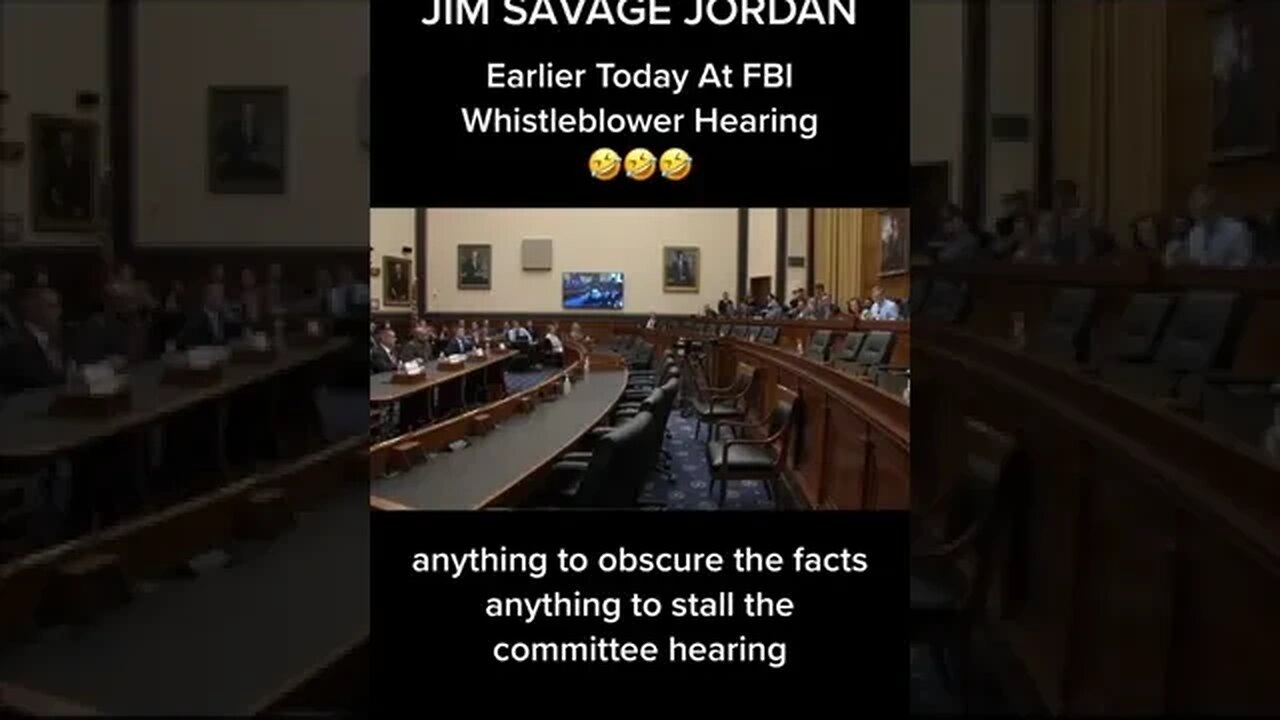 TRYING TO INTIMIDATE Whistleblower Hearing. #jimjordan #savage #fbiwhistleblower #househearing