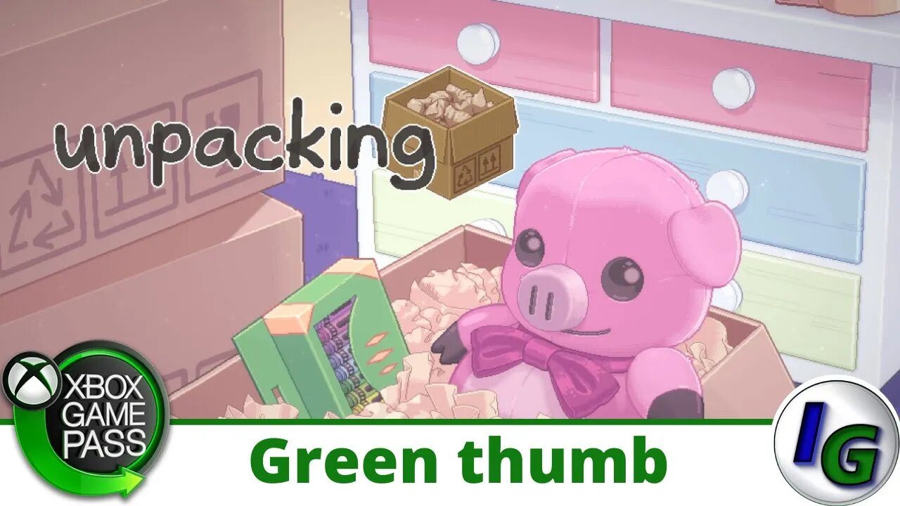 Unpacking Green thumb Achievement Guide on Xbox