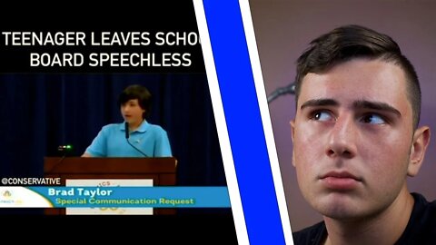 Reacting to Brad Taylor Speech infant of School Board