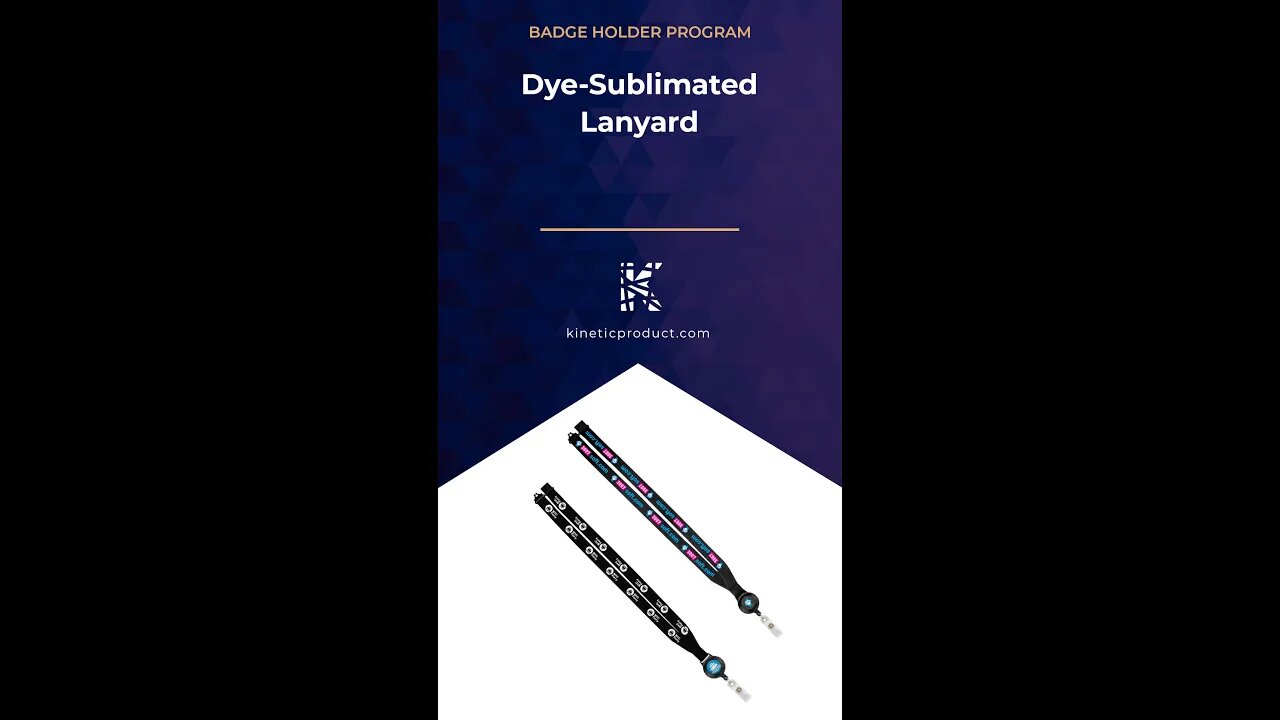 Lanyard King: Dye-Sublimated Lanyard