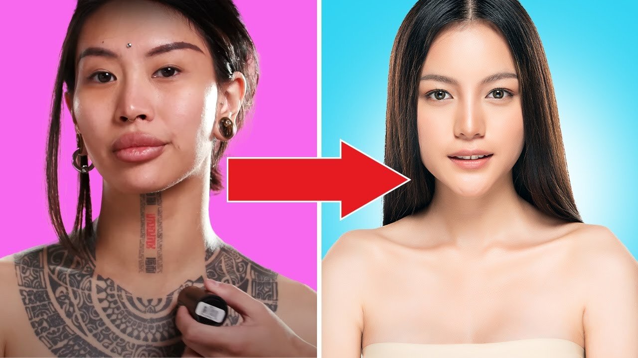 FROM TATTOOED TOMBOY TO GLAM WOMAN