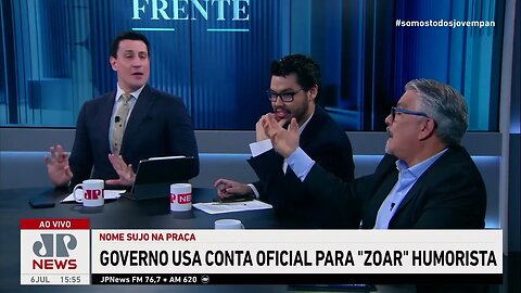 Governo utiliza conta oficial para tirar sarro de Carlos Alberto de Nóbrega | LINHA DE FRENTE