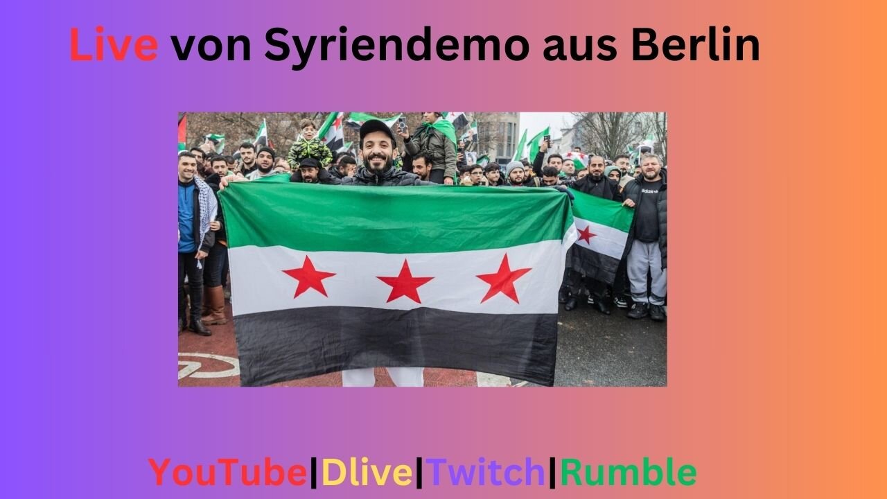 Live von Syrien Demo aus Berlin, 11.12.24