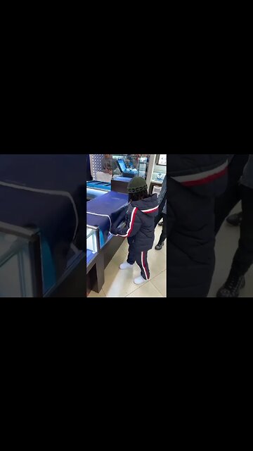 Kid gets gifted $500k worth of jewelry #shorts #christmas #giftideas #holiday #holidays #story #star