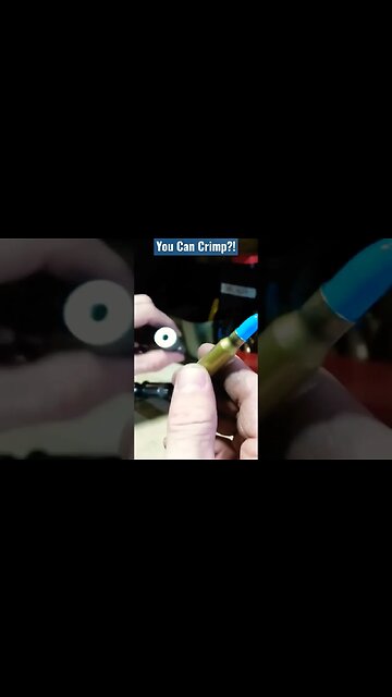 Applying A Crimp To Our 308 Cases With The Classic Lee Loader After Seating A Cast Boolit