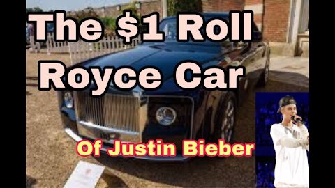 Justin Bieber 1 USD Roll Royce CAR!