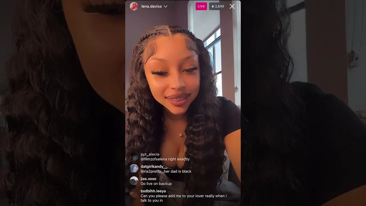 LENA DAVIS INSTAGRAM LIVE Speaks On Fightš„ (09/03/23)