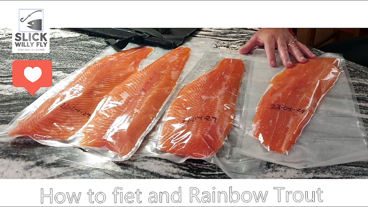 How to Filet Rainbow Trout - NO BONES