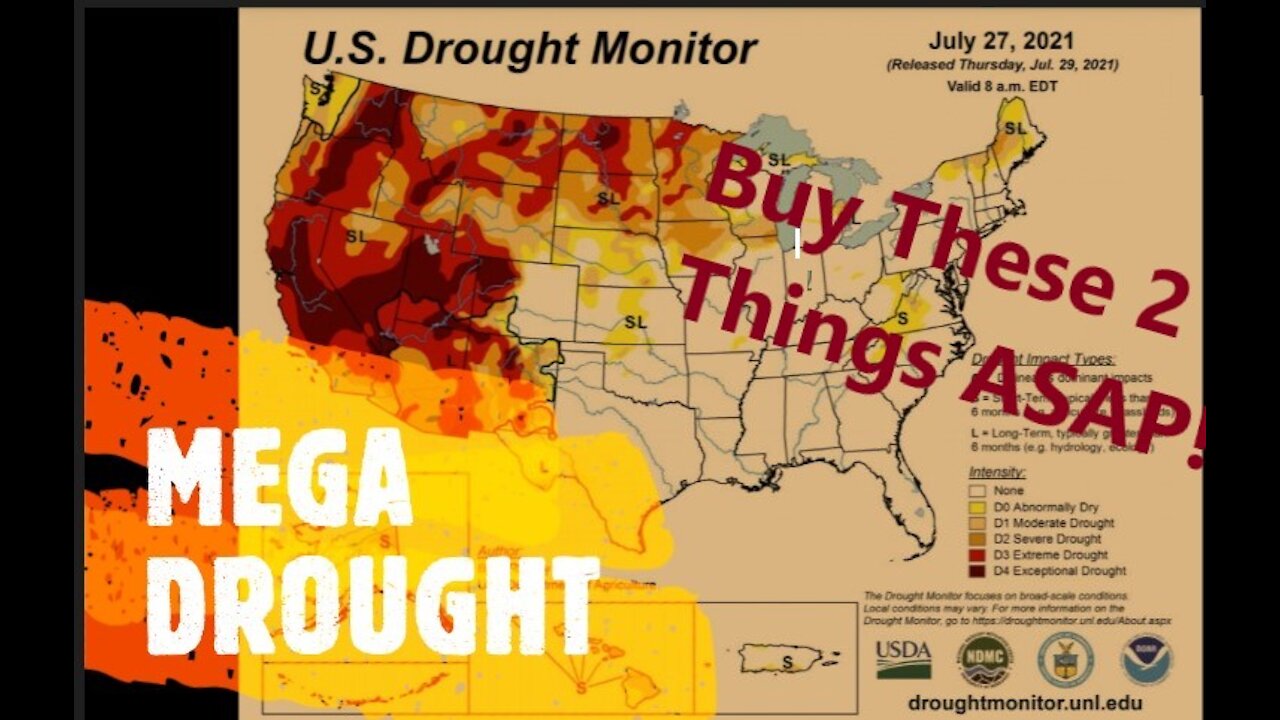 Emergency Alert: Historic MEGA DROUGHT Hitting America Right Now! Food = 40% of Ya Paycheck