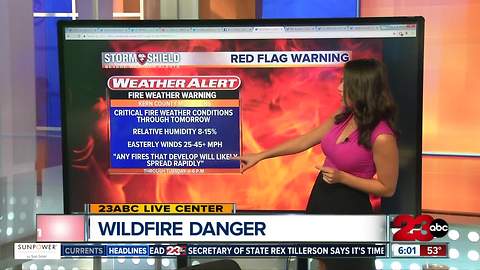 Red Flag Warning for California