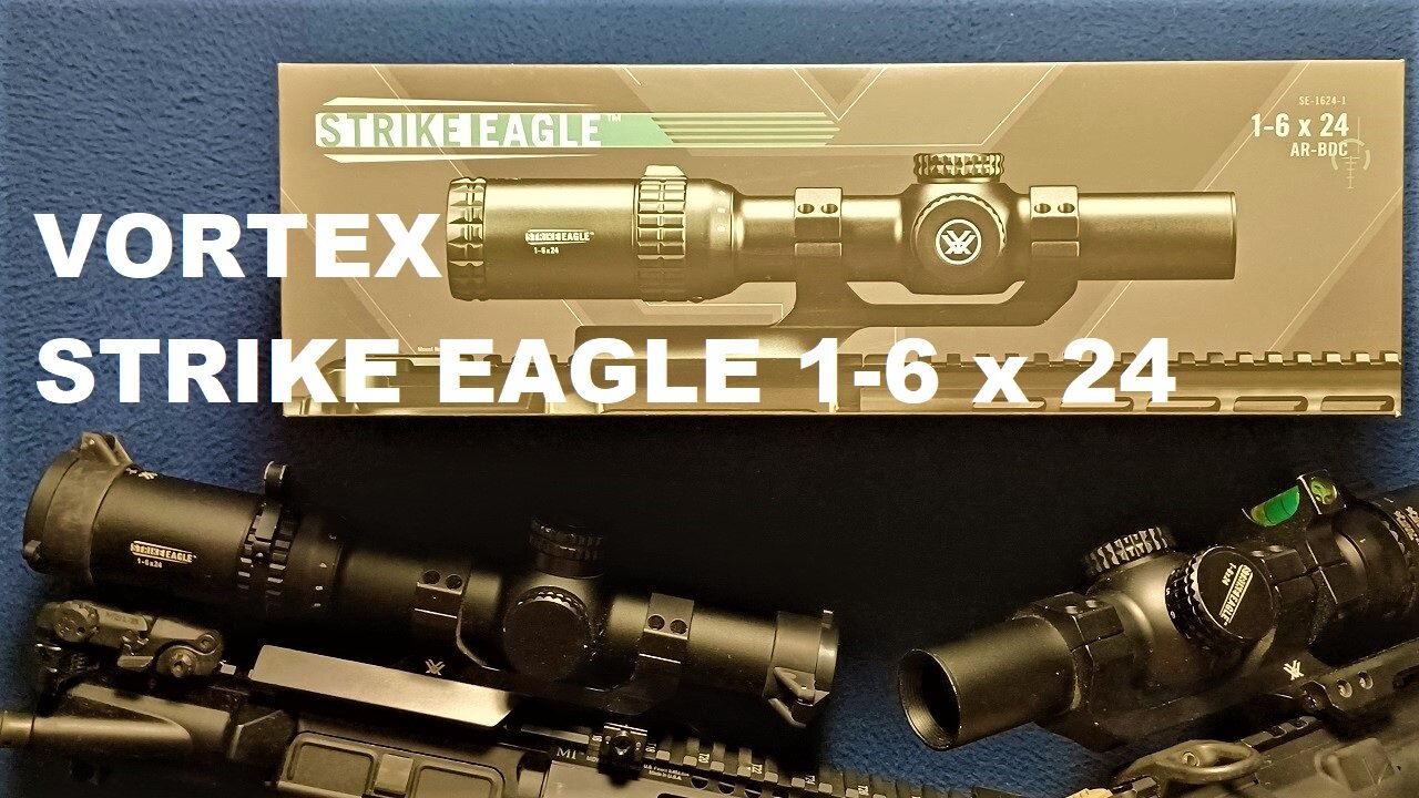 VORTEX STRIKE EAGLE 1-6x24 (Discontinued), AR-BDC Reticle, Second Focal Plane, SE-1624-1