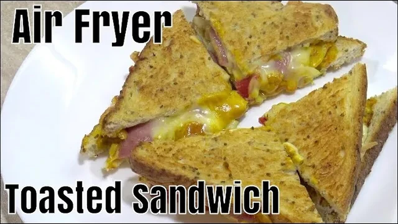 Air Fryer Hot Dog Toasted Sandwich