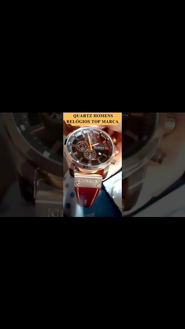 Curren Moda Data Quartz Homens Relógios Top Marca De Luxo Masculino Relógio Cronógrafo @ScanPlay