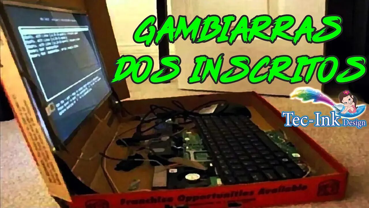 Estava Fazendo Gambiarra e Lembrei De VC @GioTec Informática. Quadro Gambiarra Do Inscrito Voltou !