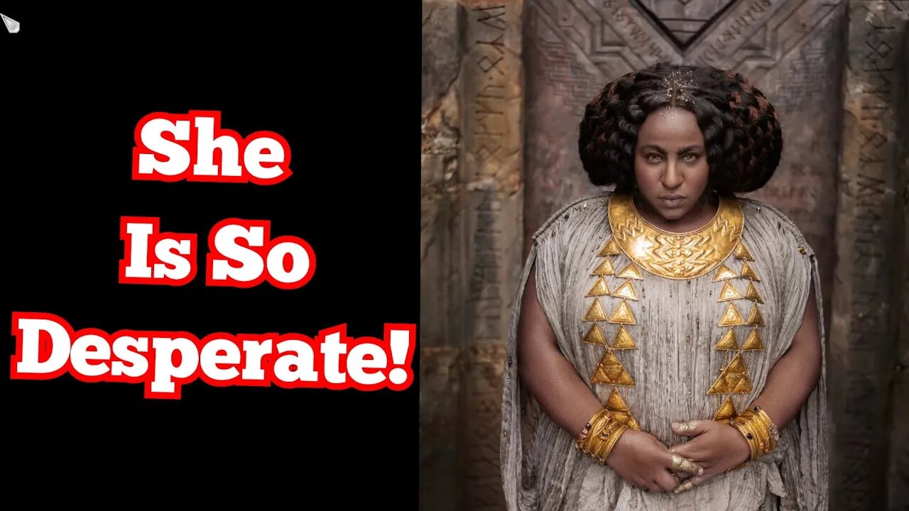 Rings Of Power Actress Cries Racism For Publicity!!