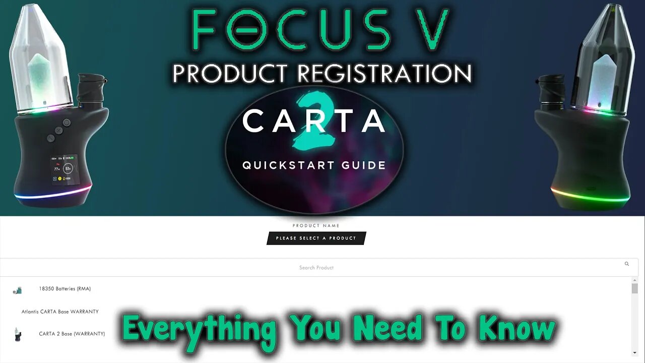 Focus V Carta 2 Product Registration & Manufacturing Warranty Tutorial! EVERYTHING YOU NEED TO KNOW.