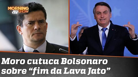 Bolsonaro diz que não tem corrupção no governo. Moro rebate e fala em "triunfo da velha política"