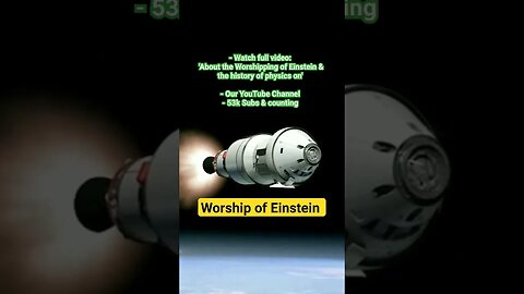 🚀 Worship of Einstein #history #physics #travel #moon #mars #launch #mission #maths #spacex #shorts