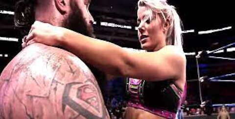 WWE Braun Strowman and Alexa Bliss almost KISSED!!!!