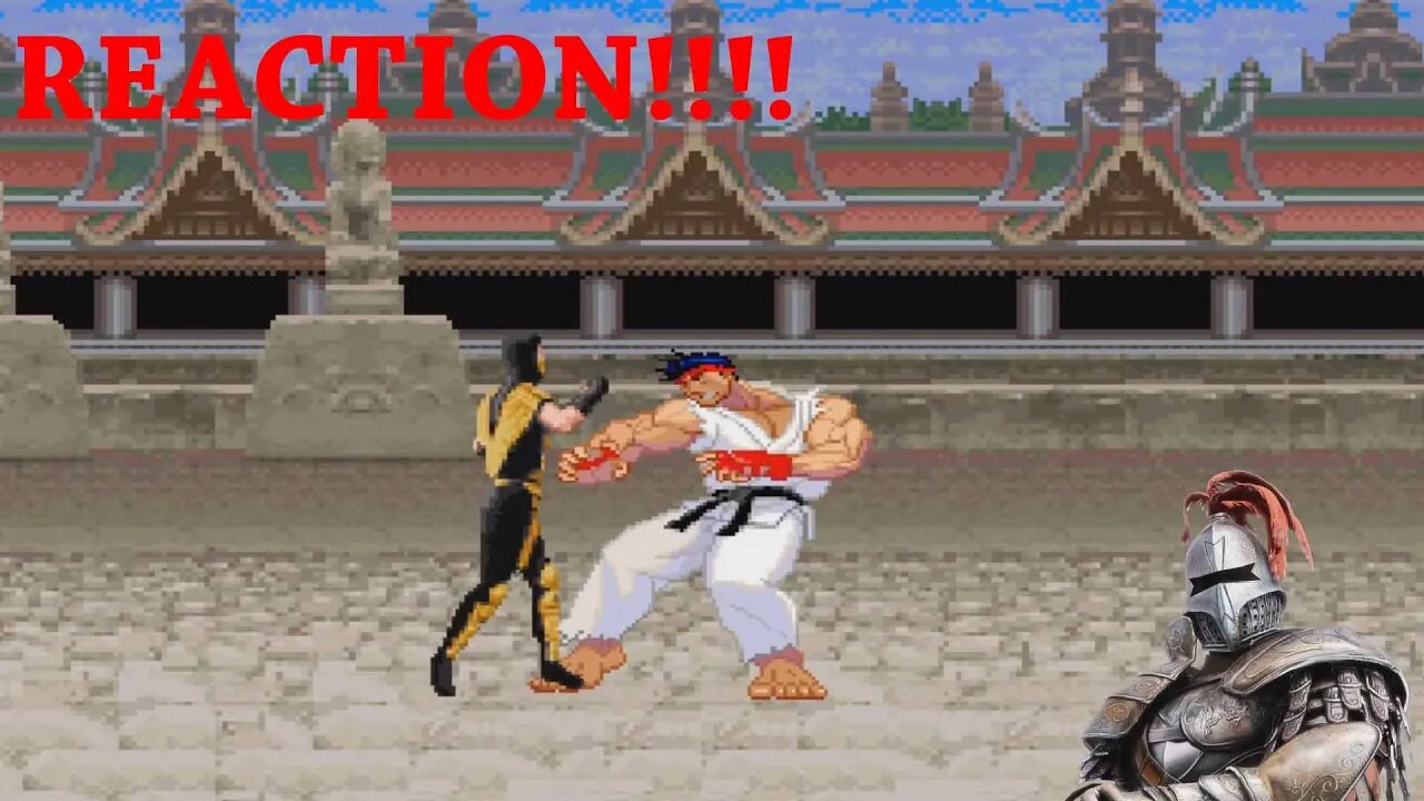 Mortal Kombat vs Street Fighter Reaction!!!