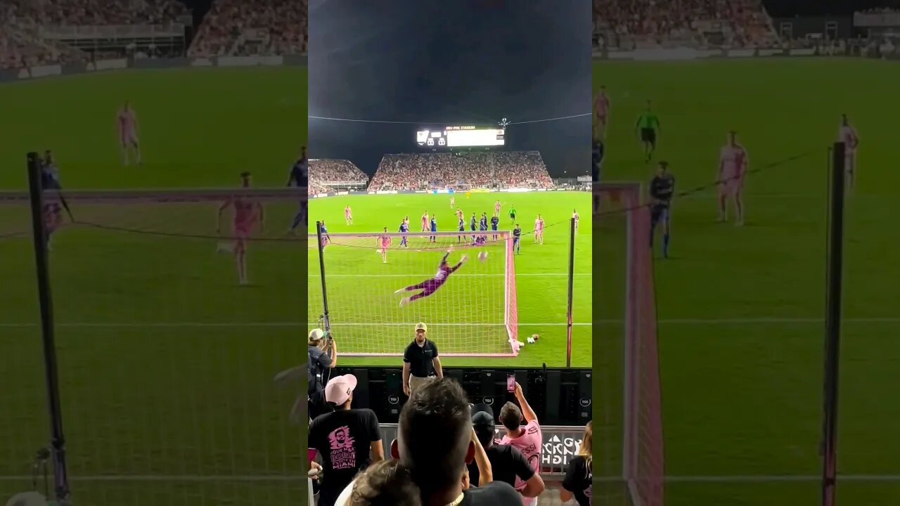 Messi's first free-kick for Inter Miami