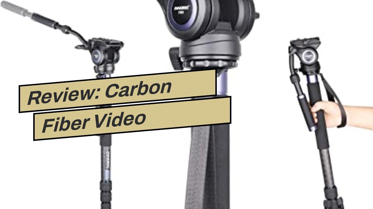 Review: Carbon Fiber Video Monopod-INNOREL VM75CK Professional Hydraulic Fluid Head Monopod Rem...