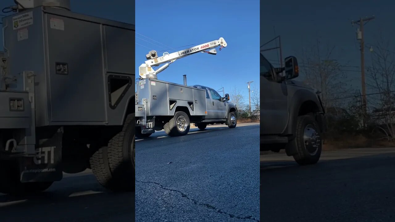#worktrucksforsale 4000 pound liberator crane wireless remote #CraneTrucks #MakingMovesUp￼